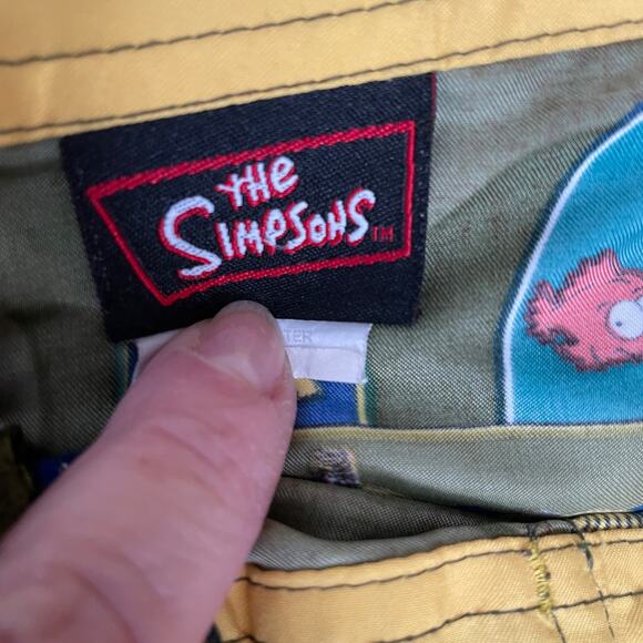 Tiki Bart & Homer Simpson Hybrid Board Shorts Size 34 - Picture 7 of 11